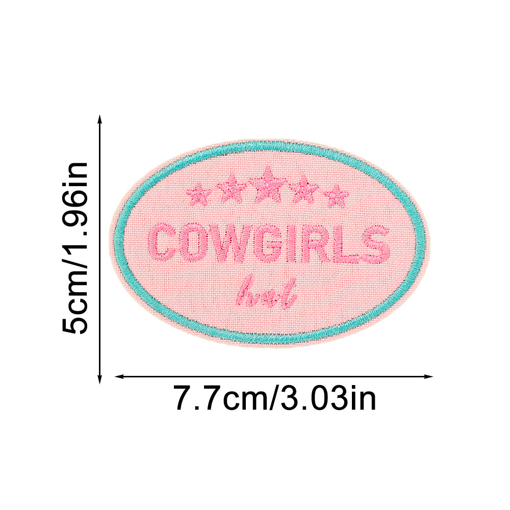 Wholesale American Western cowboy themed embroidered patch
